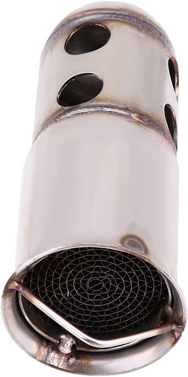 51 mm motorfiets uitlaatpijp demper, demper dB killer, geluidsdemper motorfiets uitlaat tips uitlaat demper (1) achter uitlaatpijp