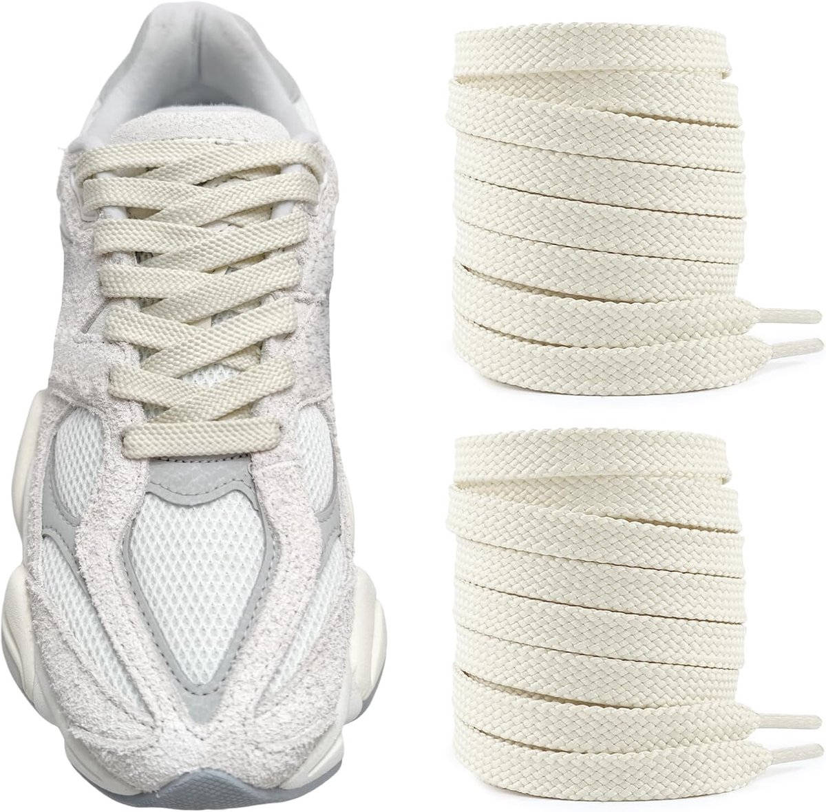 Schoenveters voor New Balance Sneakers, Duurzame Ruitpatroon Veters voor Sportschoenen