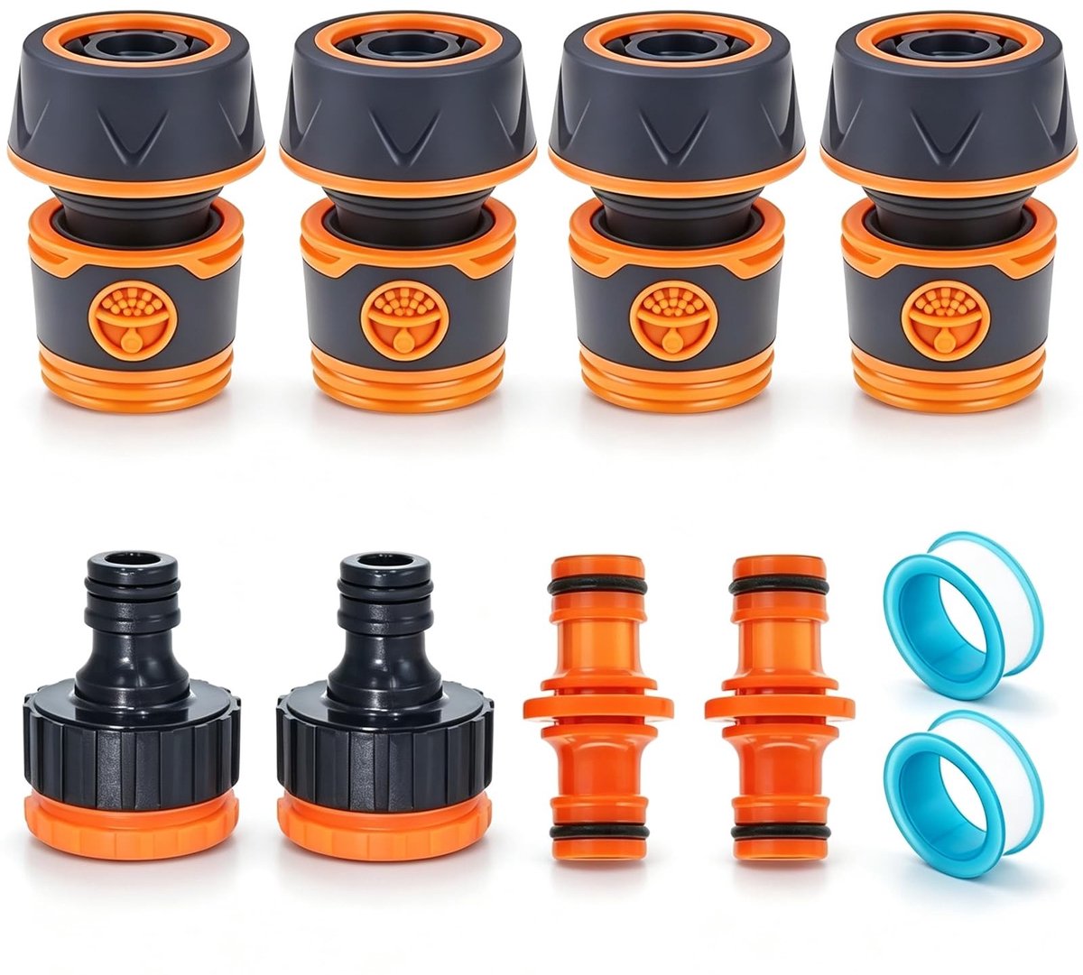 Omgoods - Slangverbinders 3/4 Inch, Set van 10 voor Tuinslangen