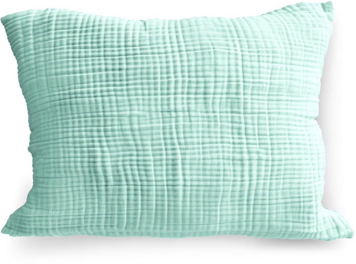 Omgoods - Organic Muslin Kussenhoes 60 x 70 cm van 100% Biologisch Katoen