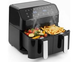 Airfryer XXL - 11 l (2 x 5,5 l) - dubbele zone met SYNC - 2950 W - PFAS-vrij - vaatwasmachinebestendig
