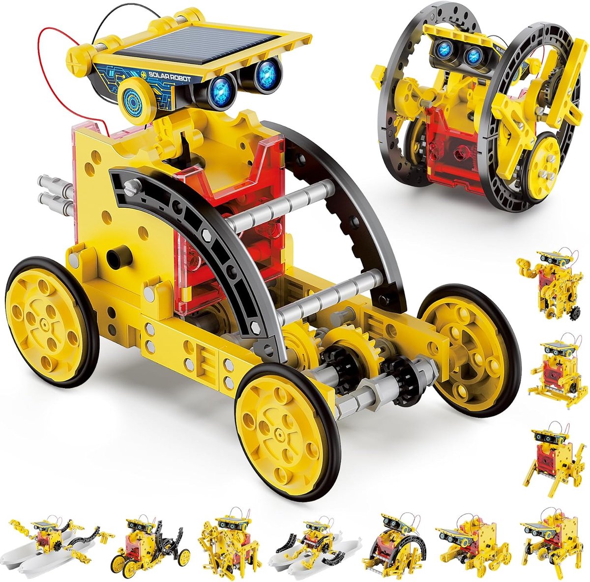 Bee Cadeaus voor 8, 9, 10, 11, 12 jaar oude jongens, STEM robot op zonne-energie, wetenschappelijke kits voor kinderen van 8-12 jaar, speelgoed voor 8, 9, 10, 11, 12 jaar, bouwpakket voor kinderen