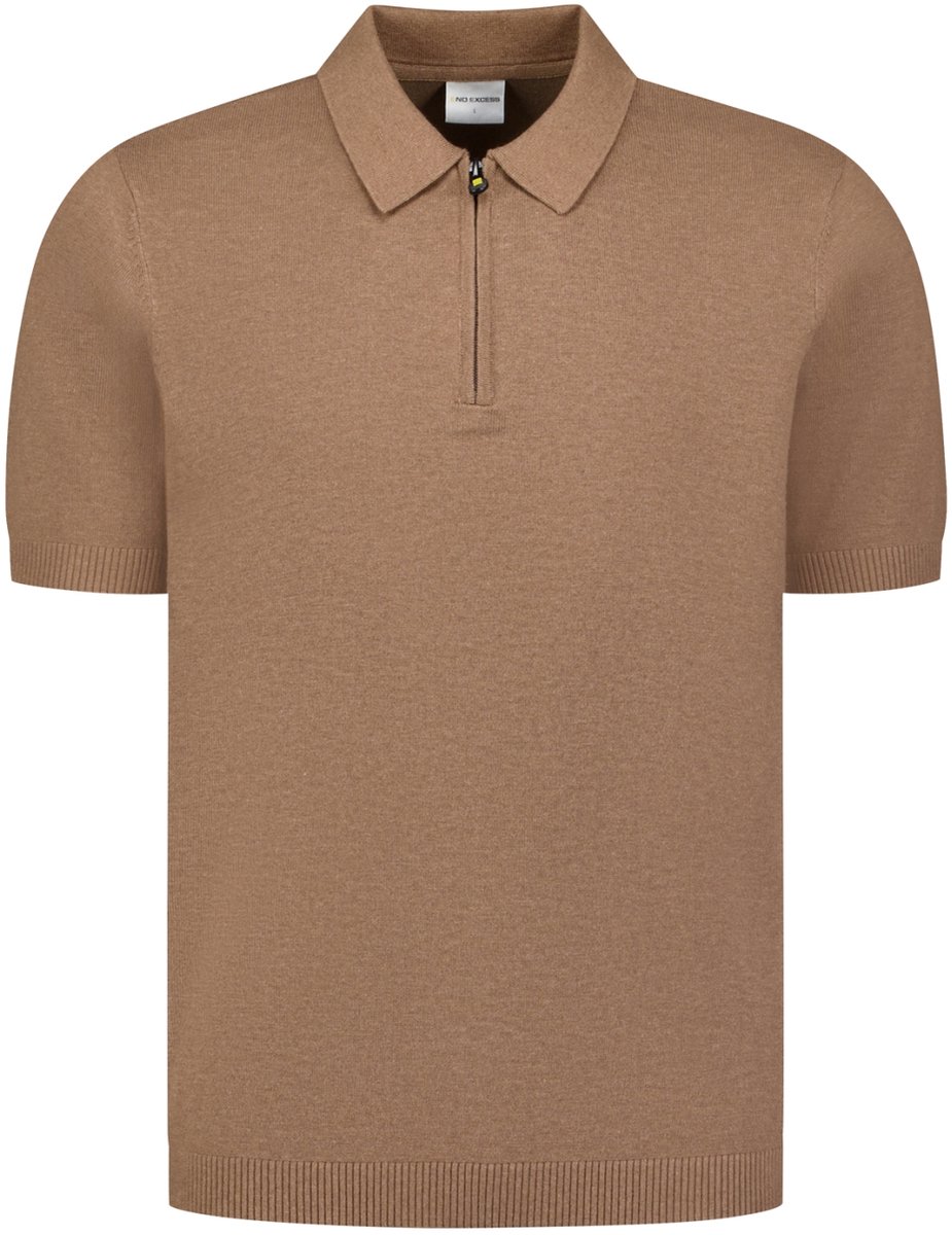 Fijngebreide Zip Polo