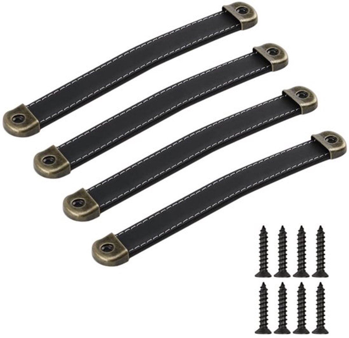 Allecto - Lederen Handgrepen - Kast Handvatten - Elegante Afwerking