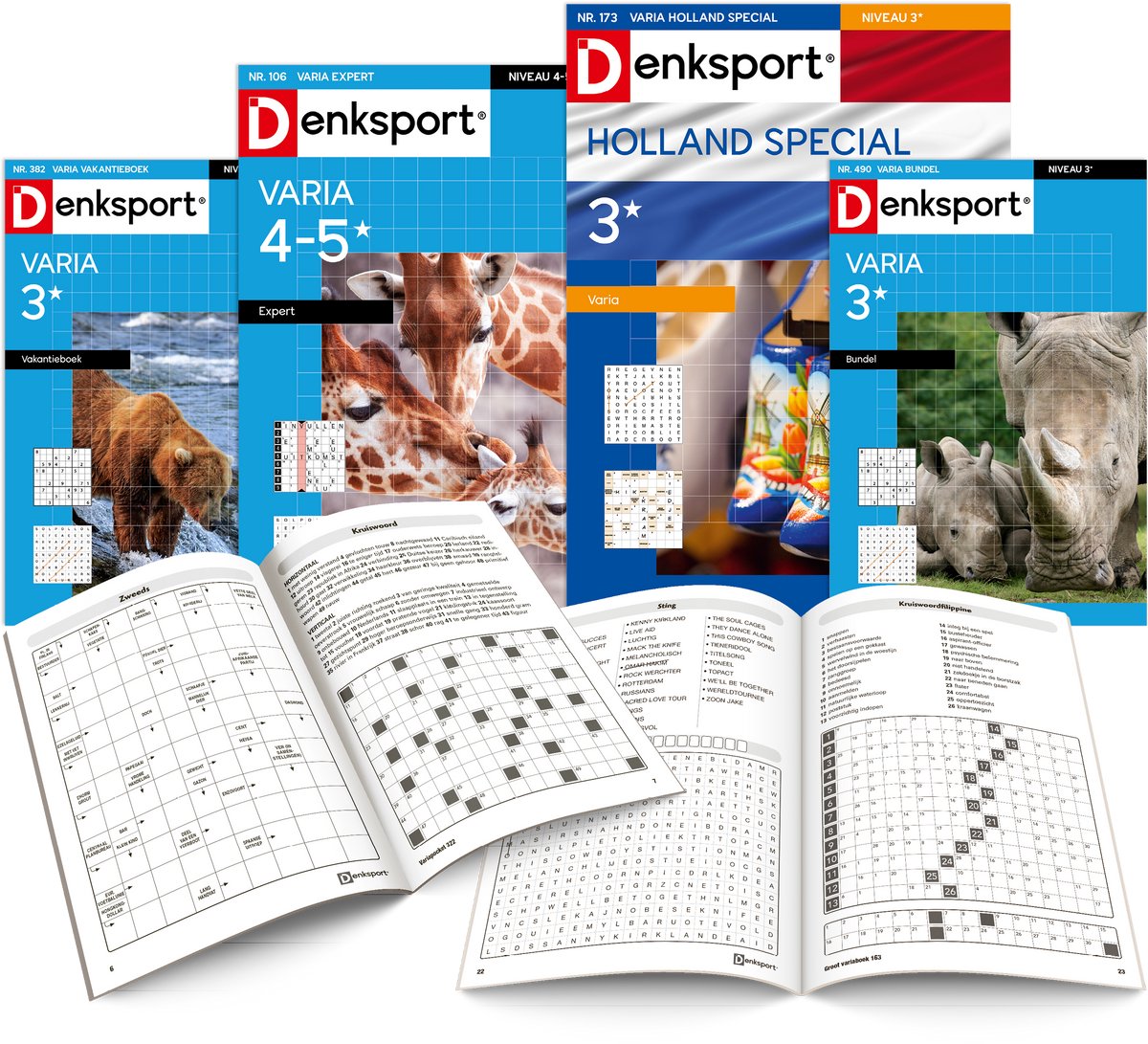 Denksport Varia puzzelboek pakket nr. 15