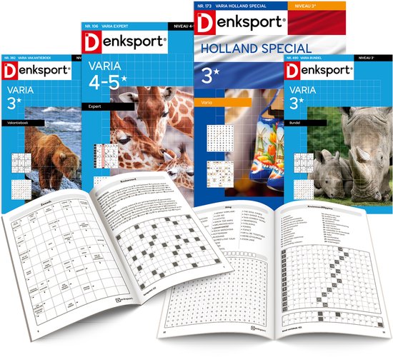Denksport Varia puzzelboekpakket