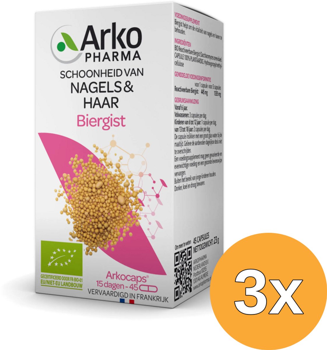 3x Arkocaps Biergist (45 capsules)