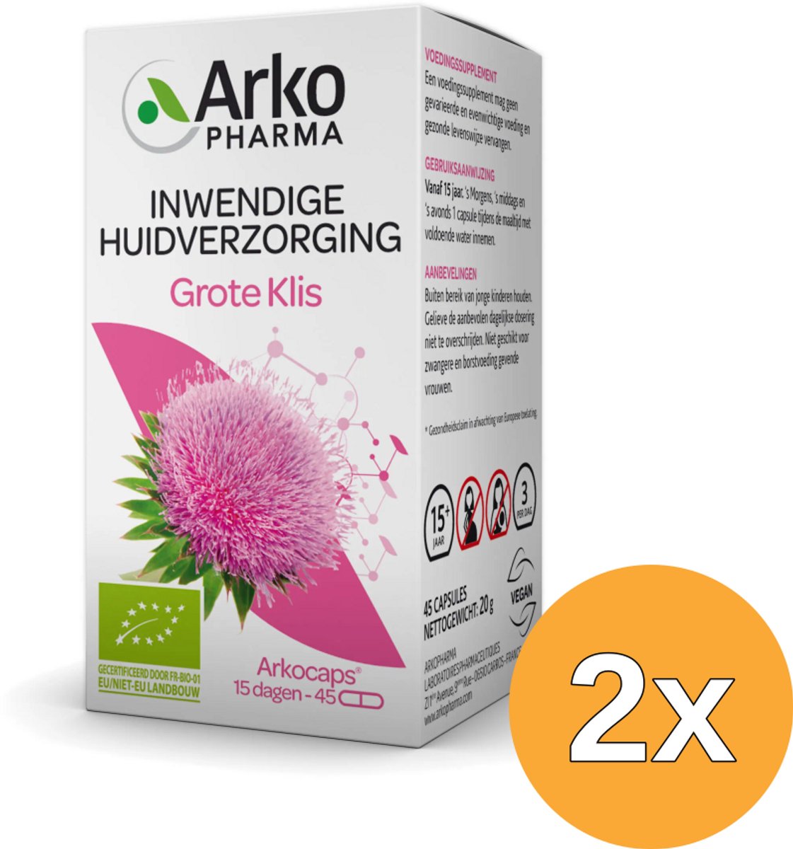 2x Arkocaps Grote Klis (45 capsules)
