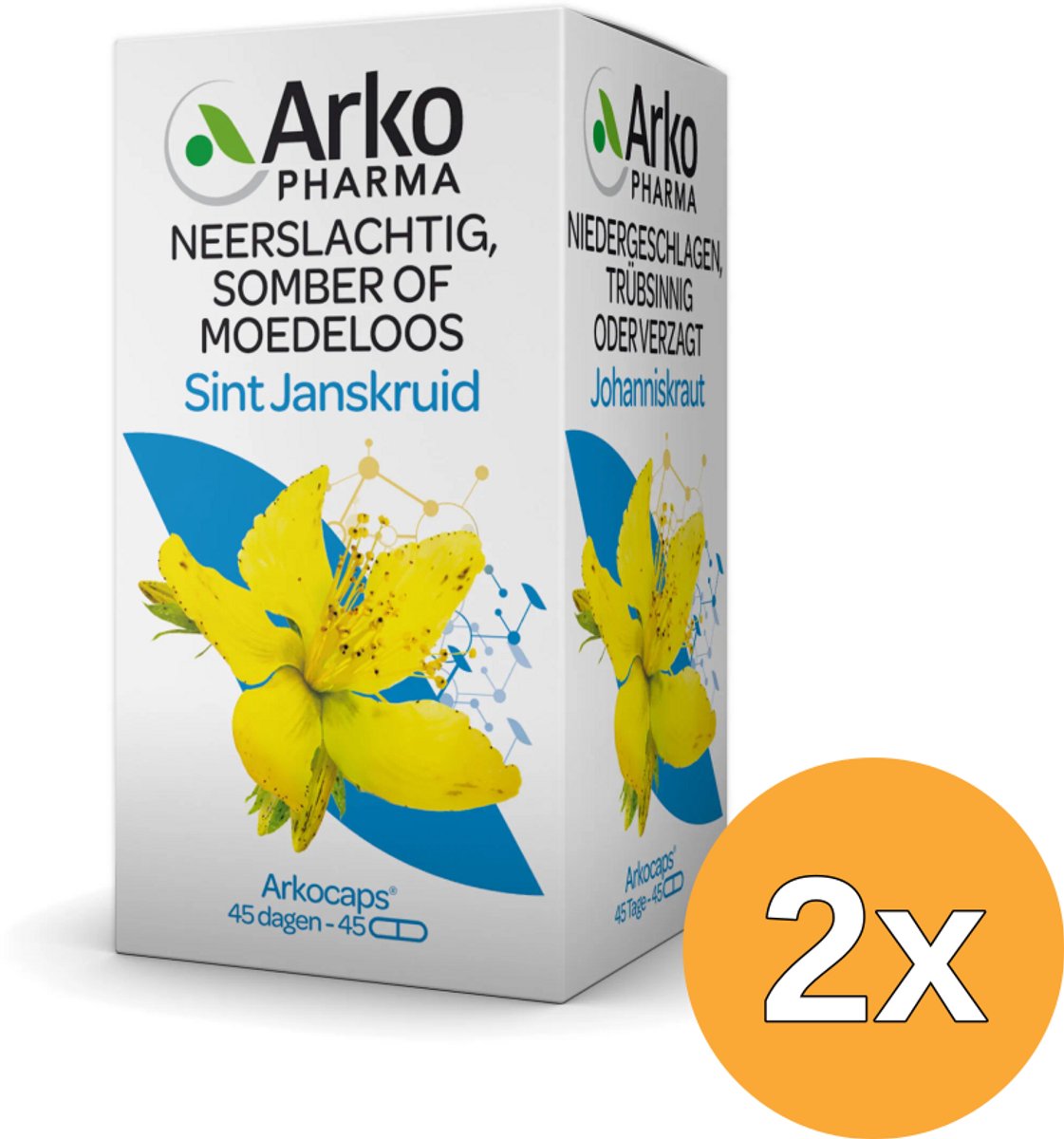 2x Arkocaps Sint Janskruid (45 capsules)