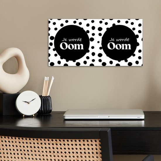 Affiche 'Tu deviendras tonton' - Citations - Proverbes - 40x20 cm
