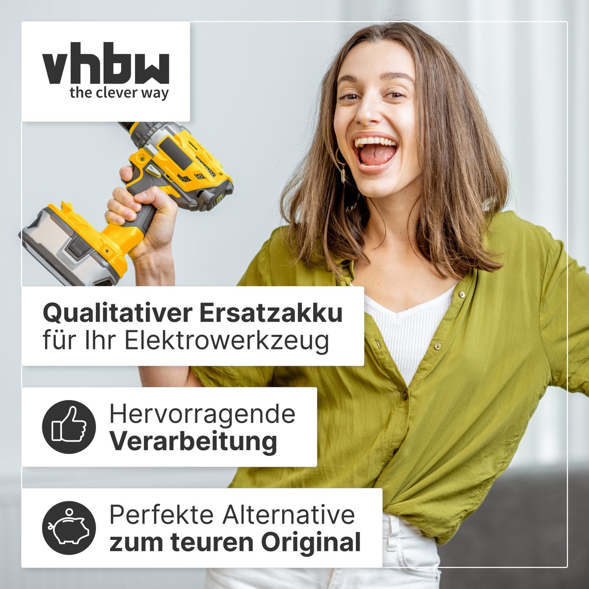 vhbw accu compatibel met Black & Decker HP331, HP431, FC004, CD431K2, FS632, KC1251, CD431K, GTC410, GTC390, KC12 gereedschappen (2000 mAh, NiMH, 12 V)