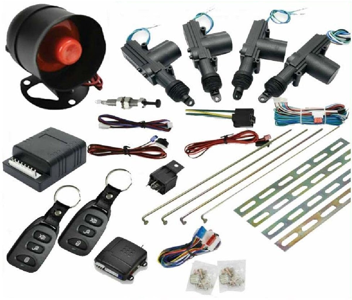 Dailygoods - Universele Auto Centrale Vergrendeling - Anti-Theft Systeem - Eenvoudige Installatie - Keyless Entry - Veiligheid voor 4 Deur Auto's