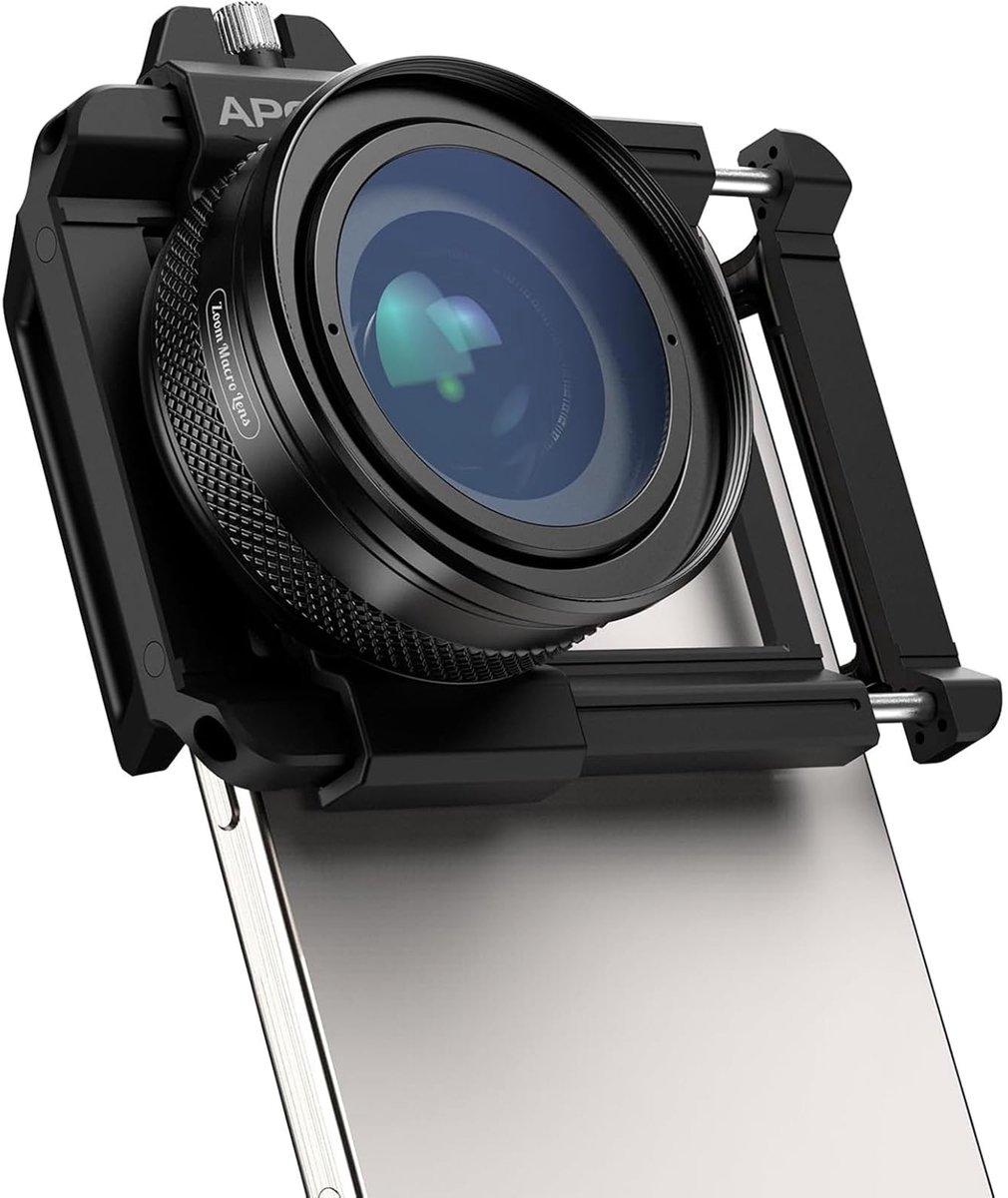 Dailygoods- Macrolens 10X-20X HD-zoom - Universele Mobiele Telefoonclip - Professionele Fotolens - Geschikt voor Dubbele/Enkele Lens - Luchtdicht Aluminium Behuizing - Macro Lens