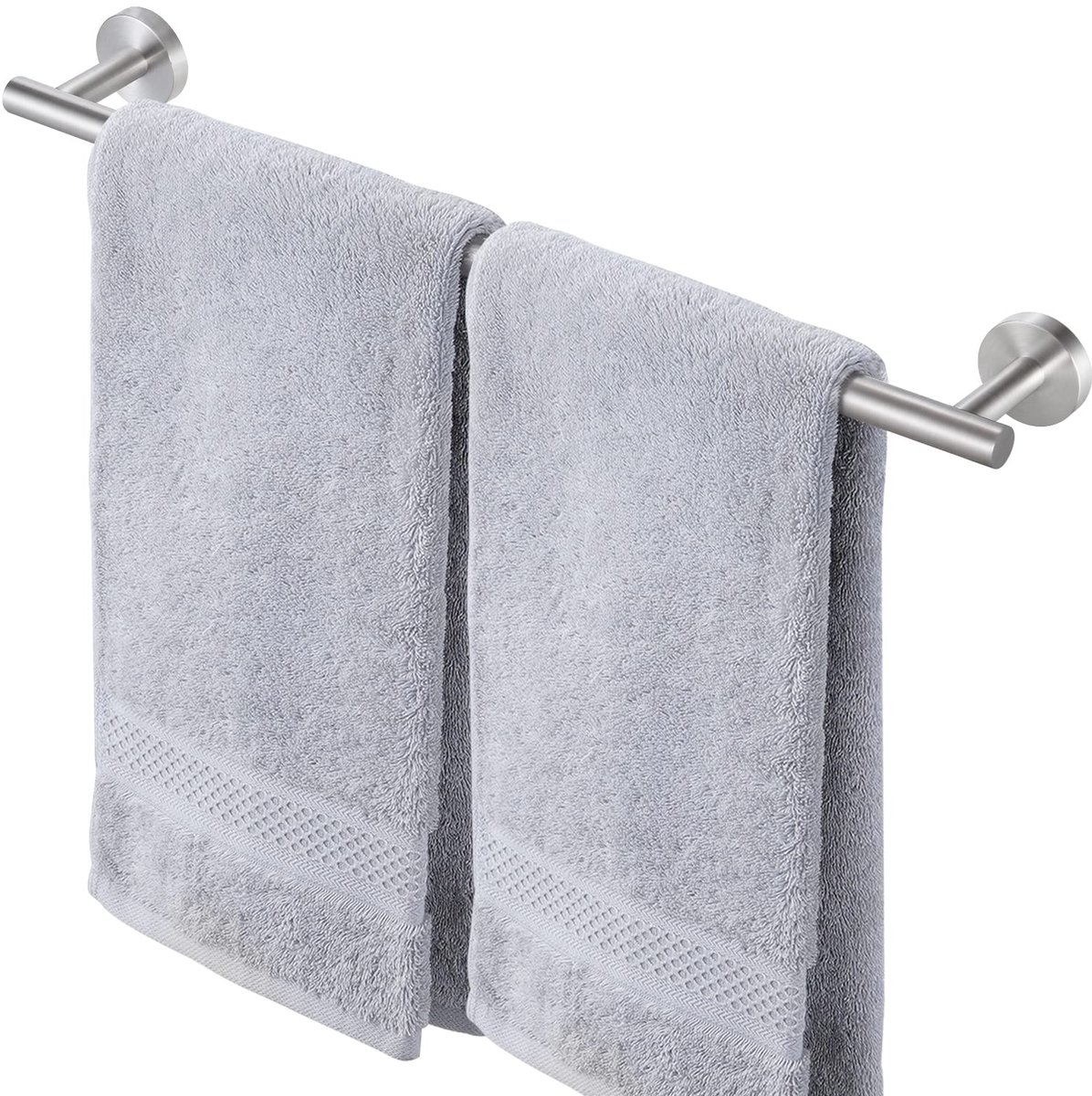 Handdoekrails Wandmontage Badkamer Handdoekhouder Handdoek Hanger 18/8 Geborstelde Afwerking 55CM, A2000S55B-2