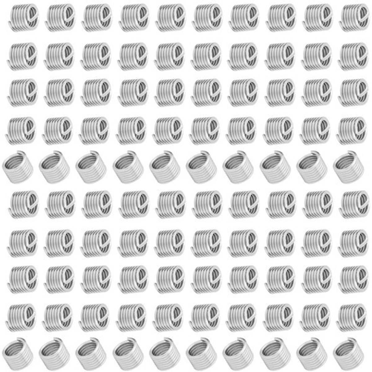 Zeynomax - Draad Inserts M6 - Schroefdraad Reparatieset - 100 Stuks