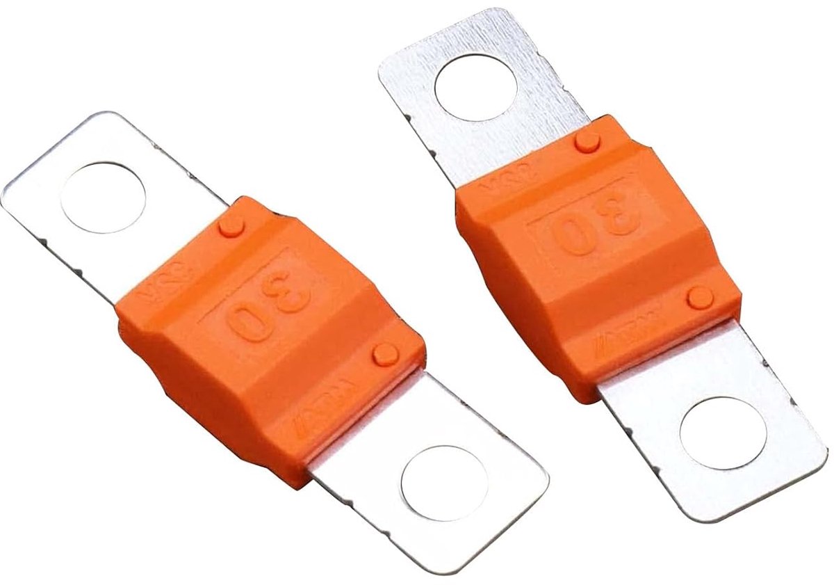 10 Onderdelen 30 A High Power Zekeringen Compatibel met Midi-versterkers 30 Amp Zekeringhouder Hoge stroomzekering