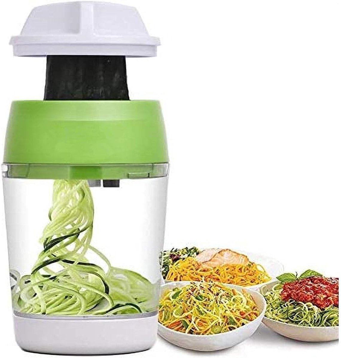 Handmatige Spiralizer voor Groenten - Spiral Cutter voor Courgette, Wortels en Komkommers - Ideaal voor Gezonde Spaghetti en Salades