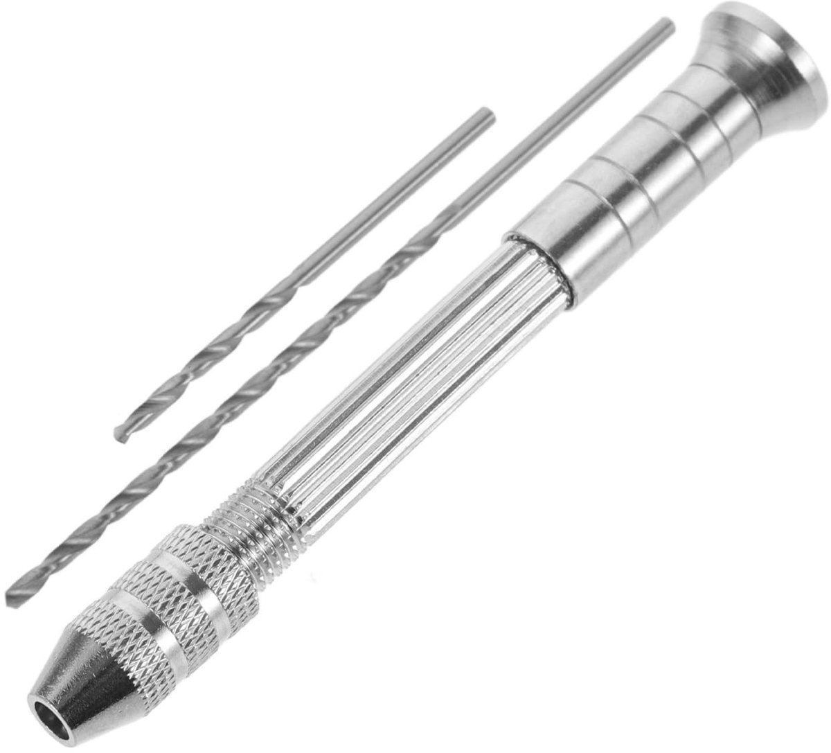 Dailygoods - Minkissy Handmatige metalen handboor voor kaarsen gips – 3 stuks kaarsgaten boren zelfgemaakte gatperforator met lange korte boor voor nauwkeurig knutselen