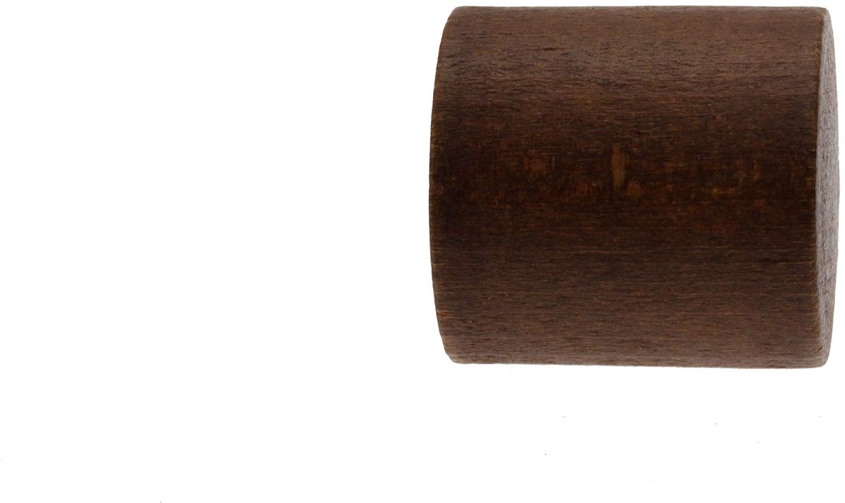 hout | Ø 28 mm | 2 eindkappen | eiken