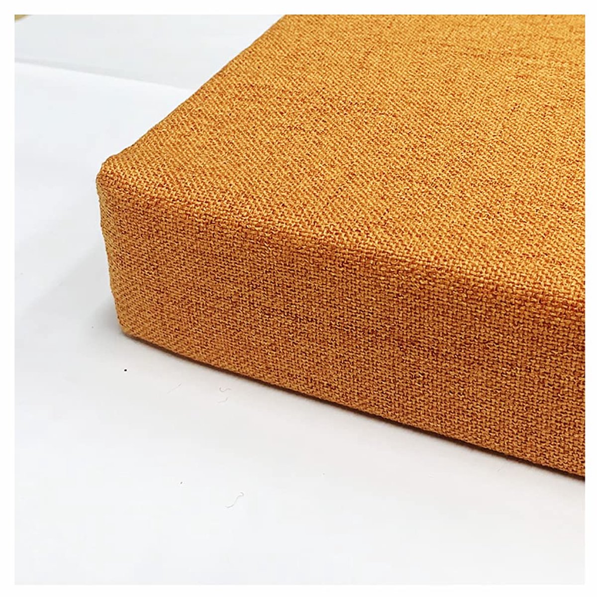 Bench Kussen outdoor/Indoor Settee Kussen Auto Seat Kussen Rugkussen Foam Pads Opslag Bench Kussen 3.2" (8cm) Dikke spons, meerdere kleuren en maten-Oranje 200x30x8cm (79x12x3.2in)