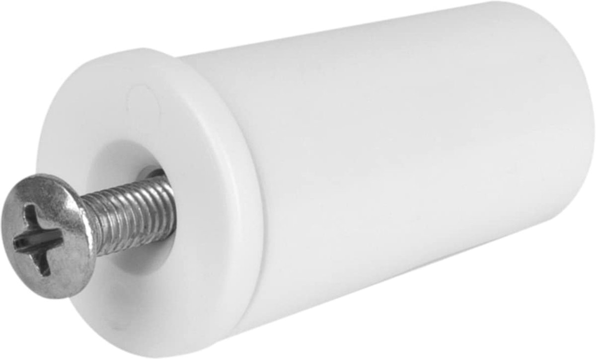 10260 rolluik stopnokken, 24 x 39 mm, 4 stuks, wit