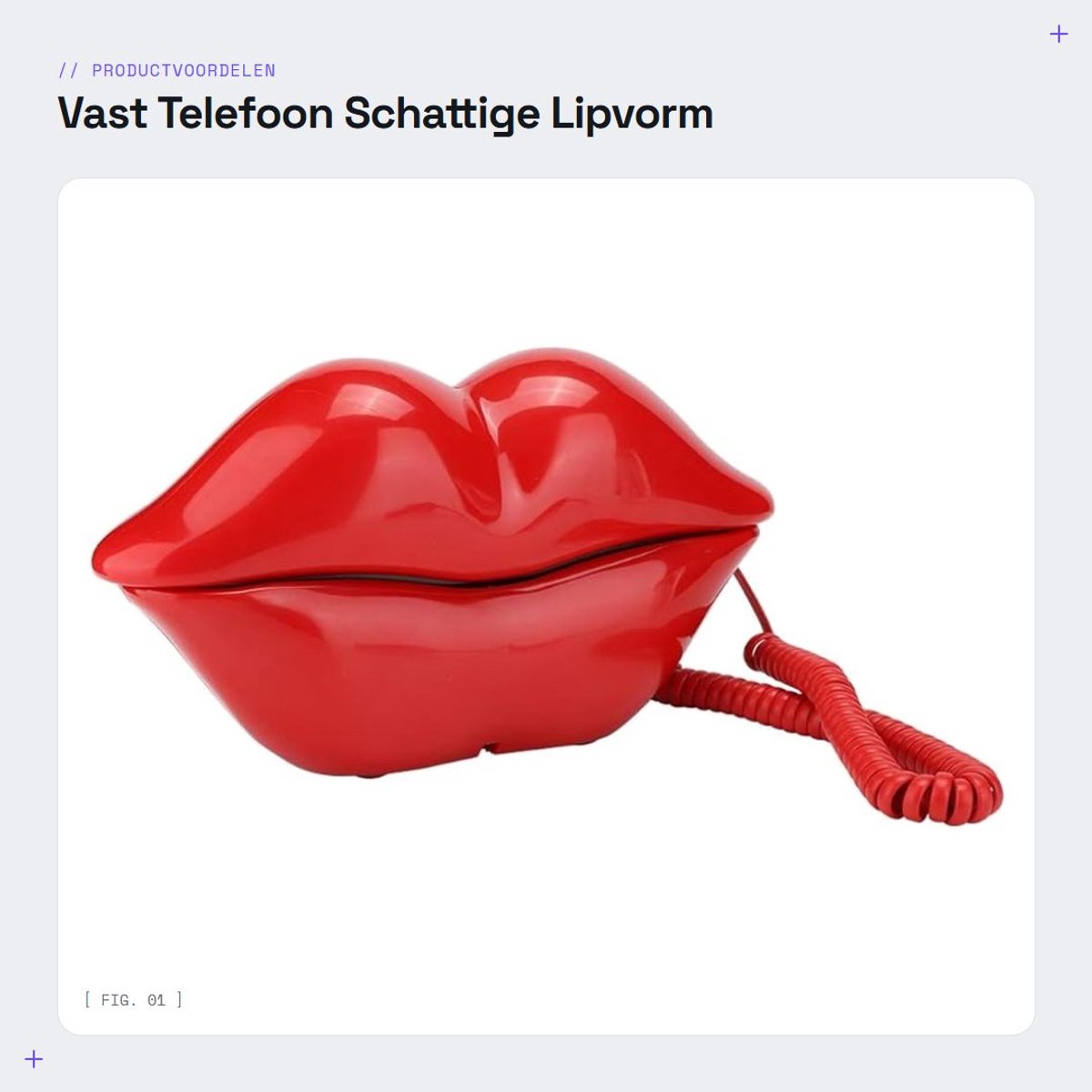Dailygoods- Bureau Telefoon - Draadloze Telefoon - Multifunctioneel - Helder Geluid - Modieus Huishoudartikel - Kunstwerk voor Thuis