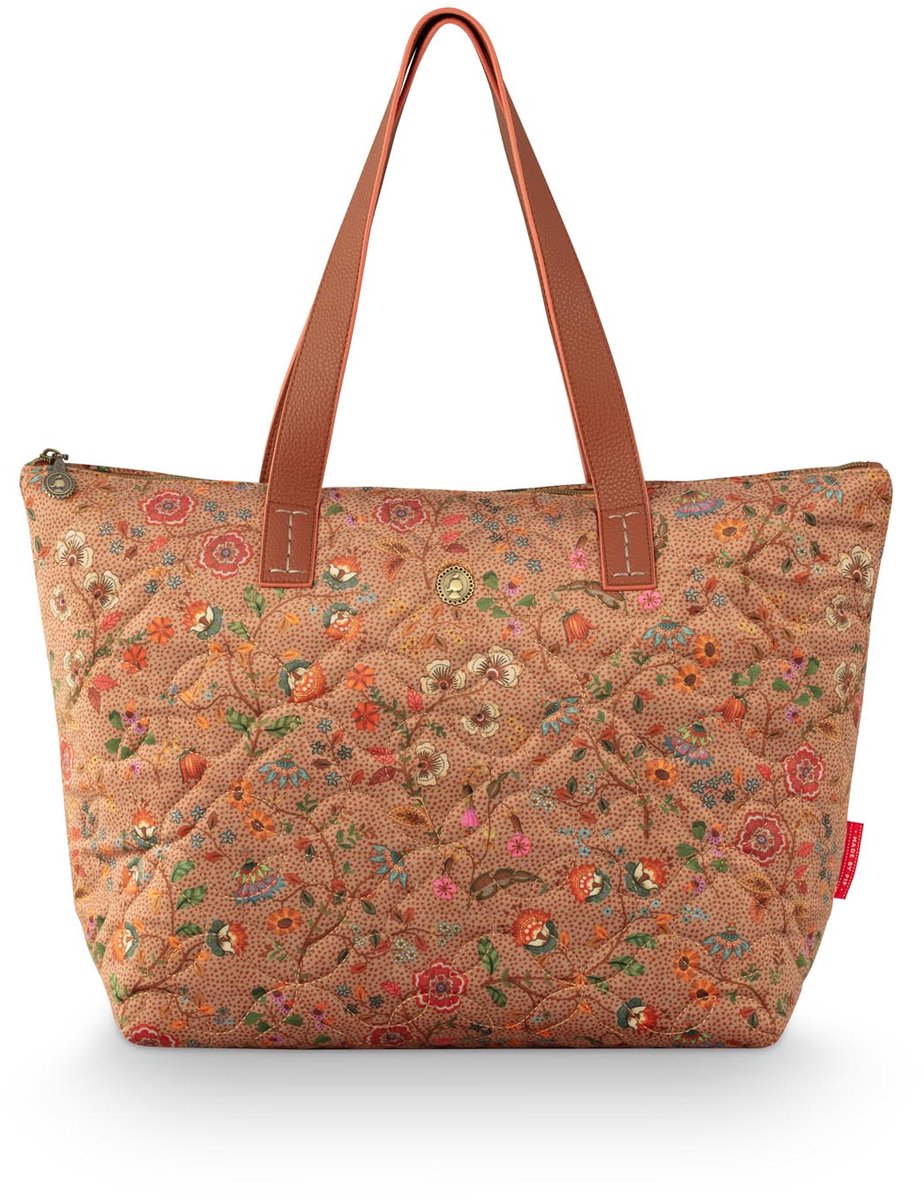 Pip Studio - Tote Bag - Tilda Medium Flora Bangalore - Zand - 47x17x37cm