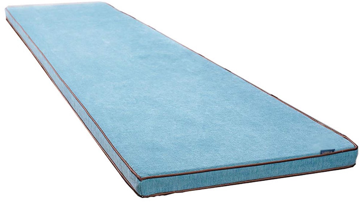 Bankkussen matras zitkussen zitkussen zitkussen - rugmatras - stoelhoes voor tuinbank, bank of schommel - bankmeubilair outdoor kussen -meer blauw 200×40×3cm (79×15×1,2 inch)