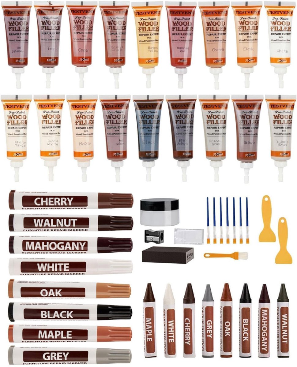 CRLYN® Laminaat Reparatieset - Laminaatvuller - Vuller - Stiften Set