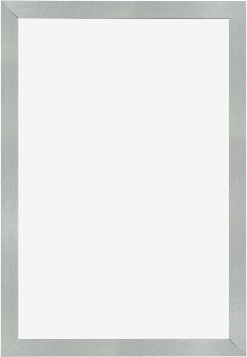 Fotolijst 30x45 cm - MDF - Aluminium Geslepen - Benno