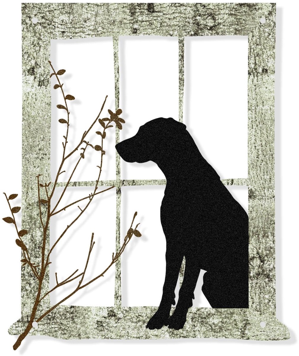 hond wanddecoratie, dierenkunst decoratie, hangende woondecoratie, hondensilhouet bord ornament voor boerderij, tuin, woonkamer
