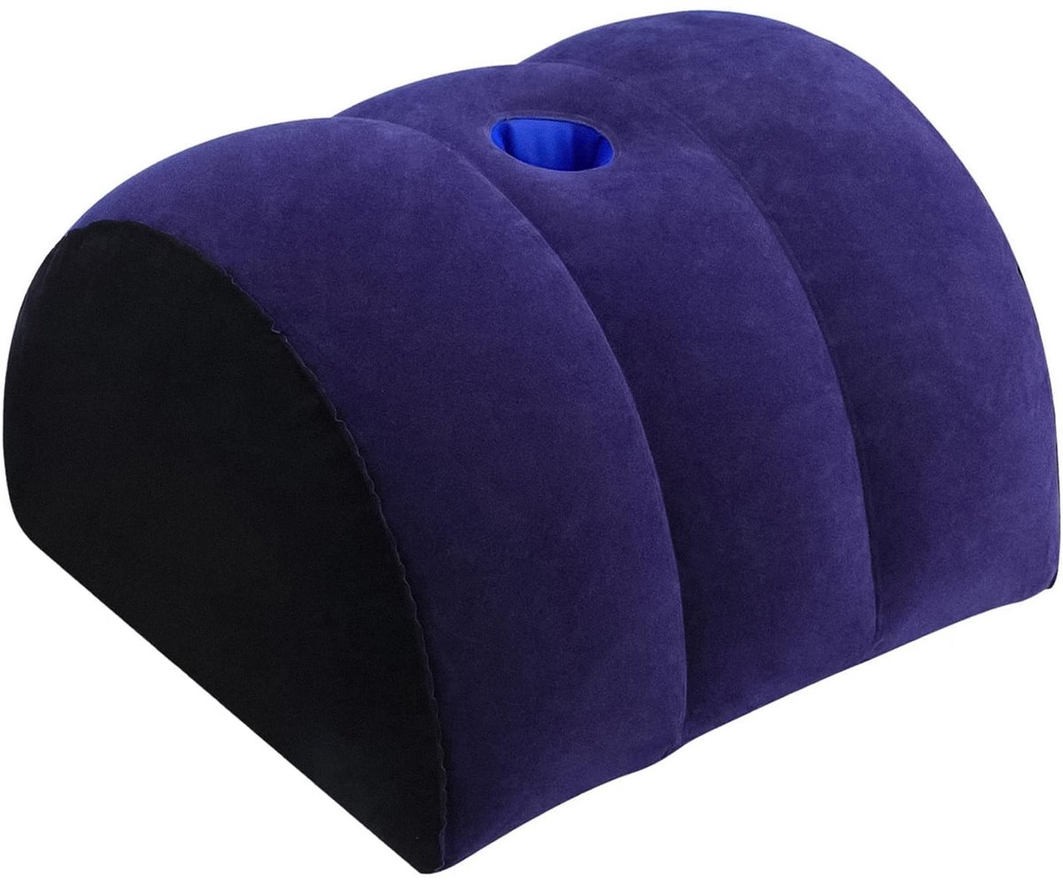 Wigkussen voor reizen en slapen - draagbaar steunkussen voor rug-, knie- en beenpositie, ergonomisch armwigkussen voor pijnverlichting, zure reflux, kamperen, lichtgewicht bed- en