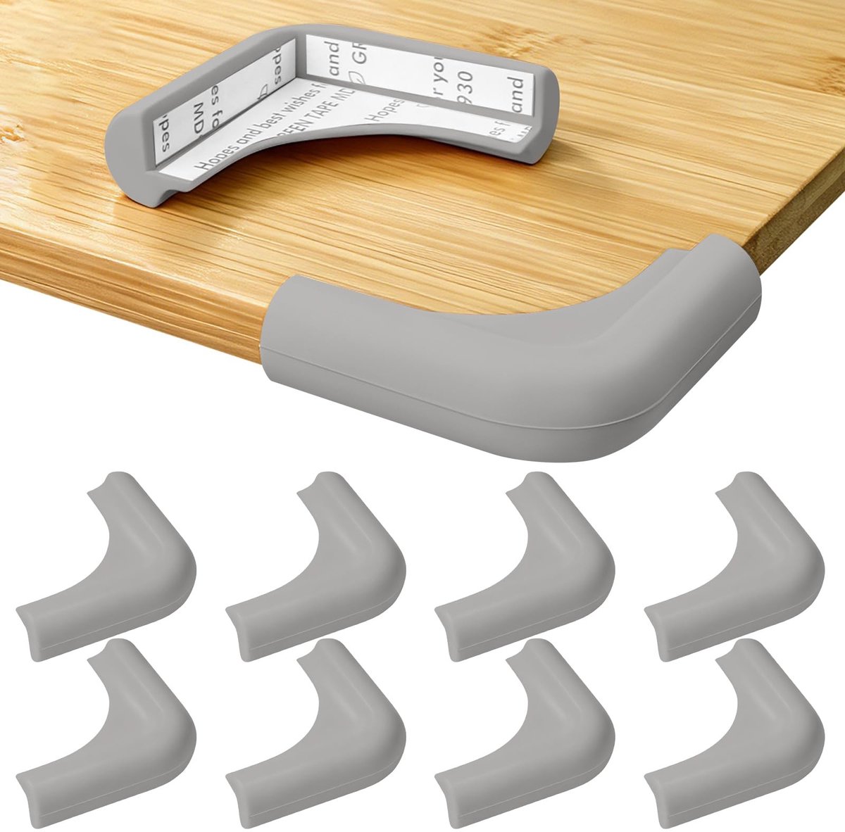 SolidKeus - Set van 8 Siliconen Hoekbeschermers voor Baby's