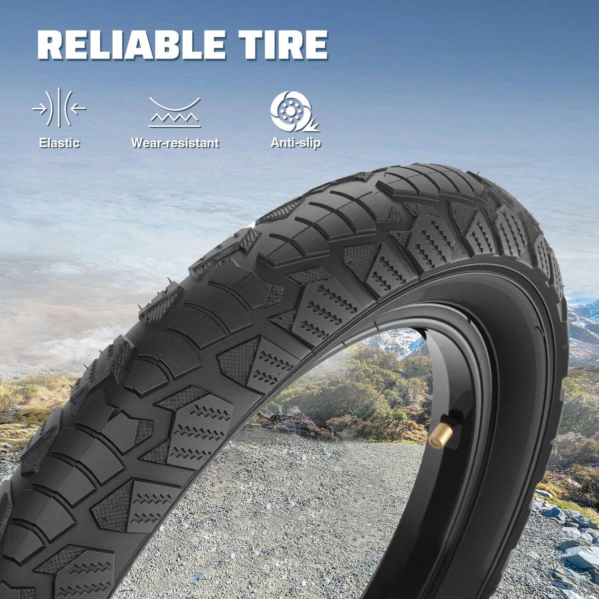 SolidKeus - Set van 2 Vouwbare Fietsbanden 16 Inch voor E-Bikes en Kinderen