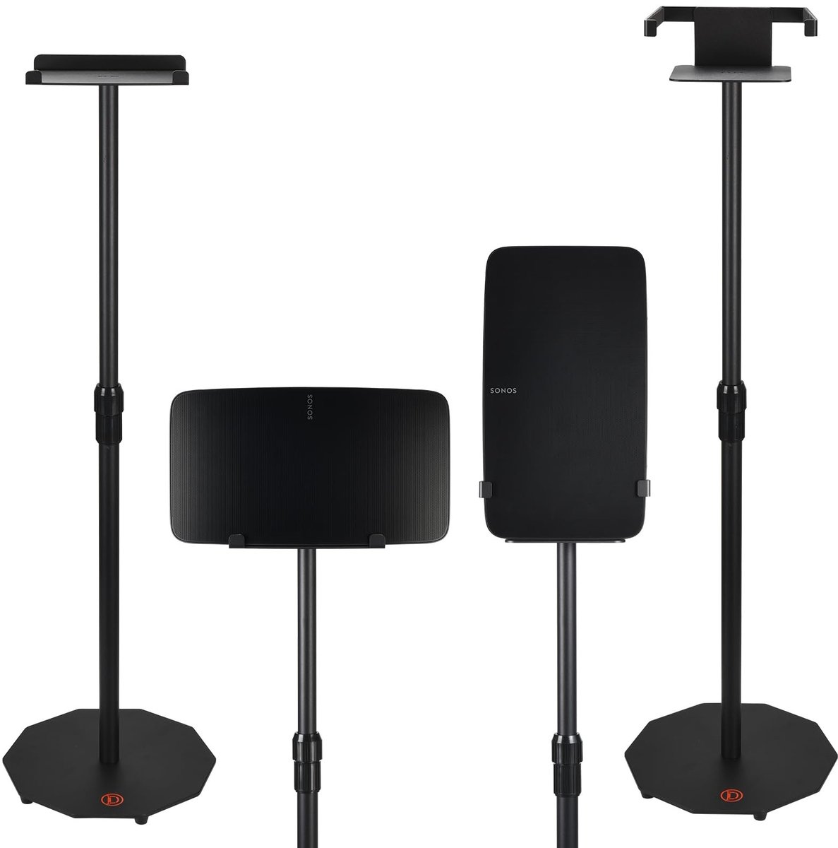 SolidKeus - Vloerstandaard voor Draadloze Speakers met Kabelbeheer