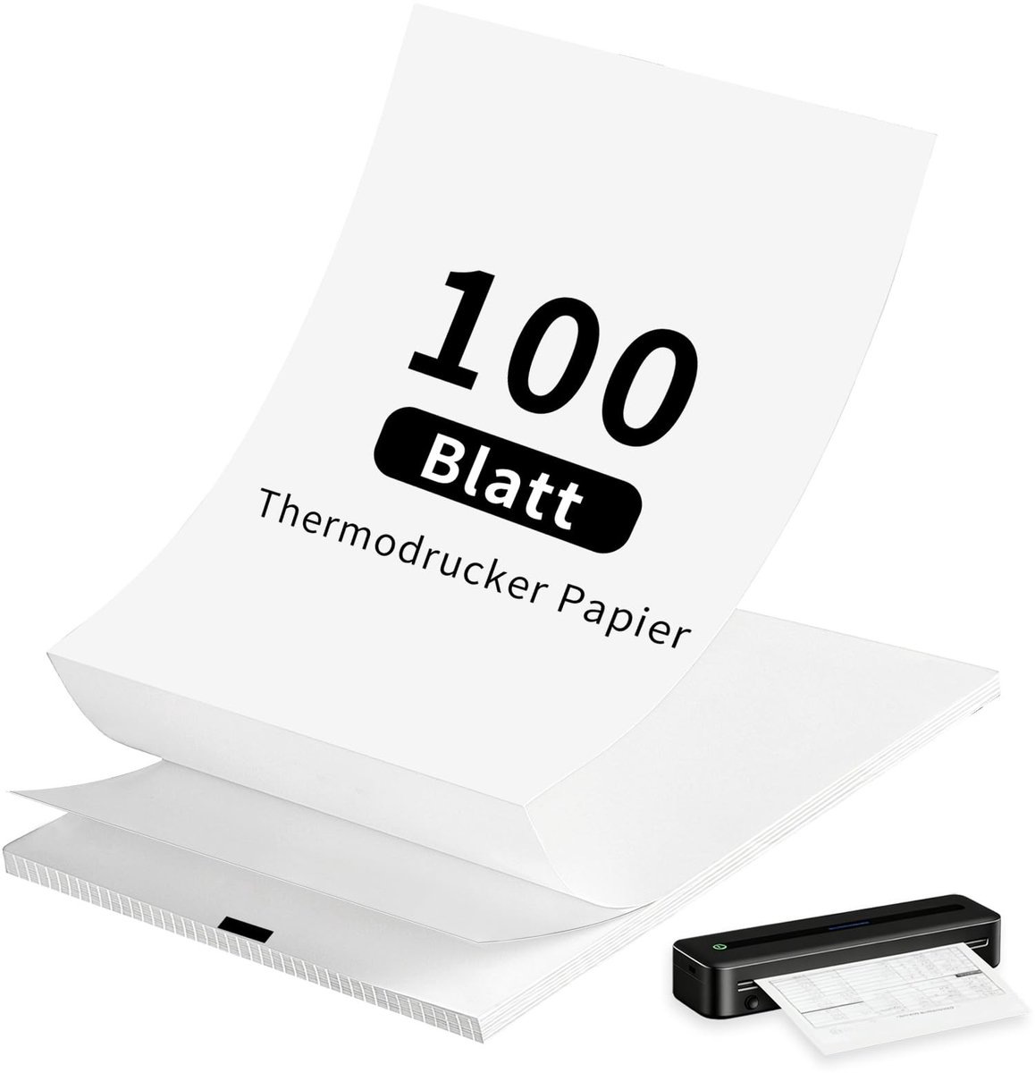 SolidKeus - Set van 100 A4 Thermisch Papier voor Printers