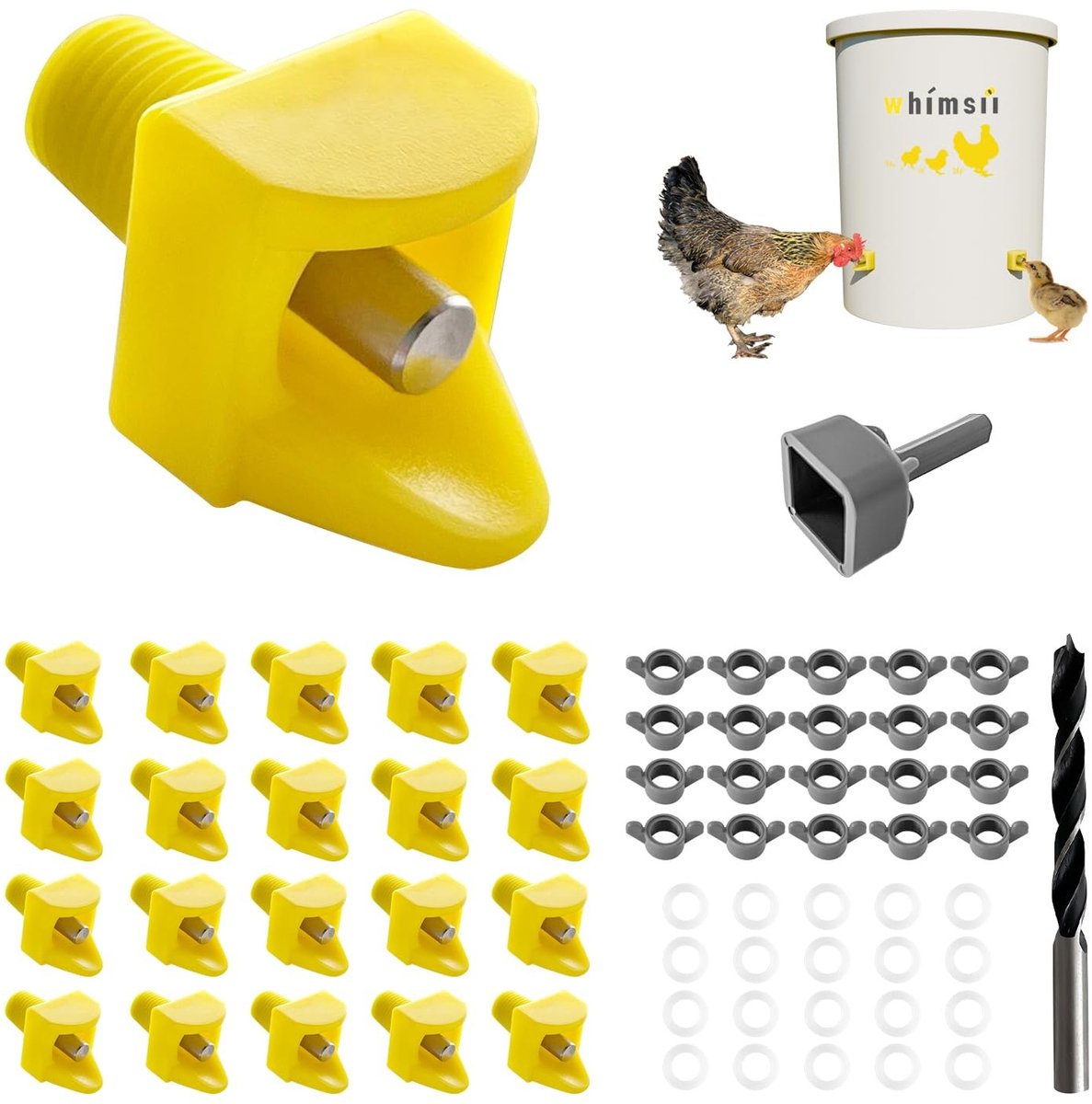 SolidKeus - Automatische Kippen Drinknippels met Installatiehulpmiddelen
