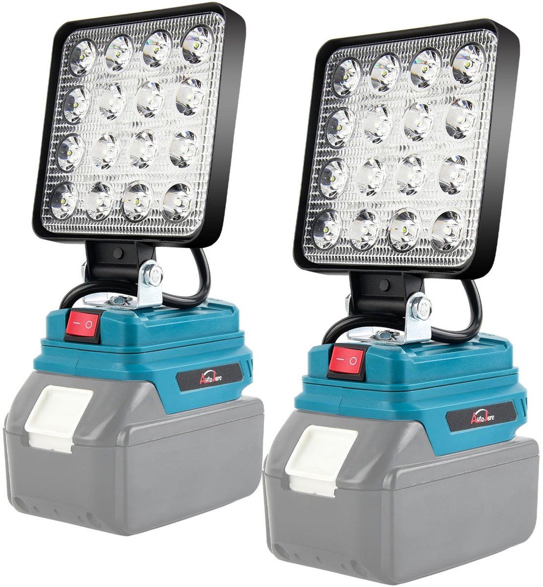 SolidKeus - Draagbare LED Werklicht 3200 Lumen met 160° Verstelbare Kop