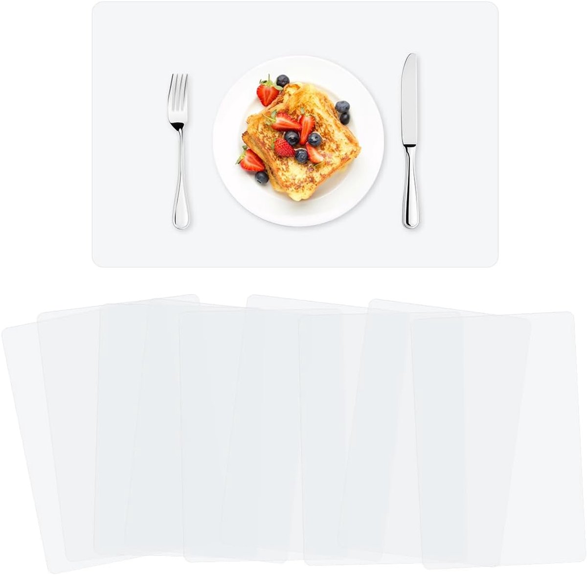 10 kunststof placemats