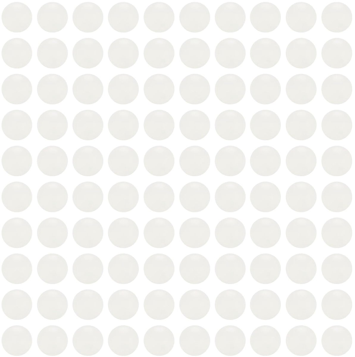 Lagers van nylon, 4 mm, gepolijste massieve ballen, Precision G2, wit