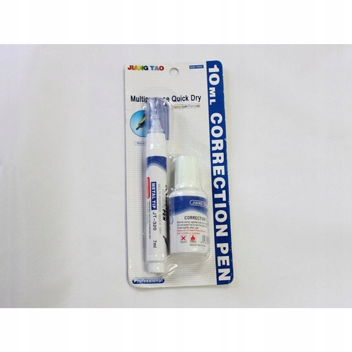 Correctorset: 1 pen (7 ml) + 1 vloeibare corrector met kwast (20 ml)