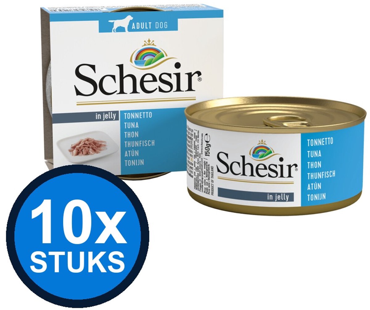 Schesir Schesir hond blik gelei tonijn 150gr