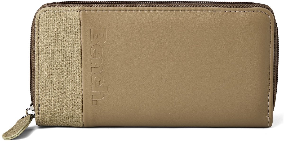 Bench Portemonnee 19 cm - Dames - Horizontaal - taupe