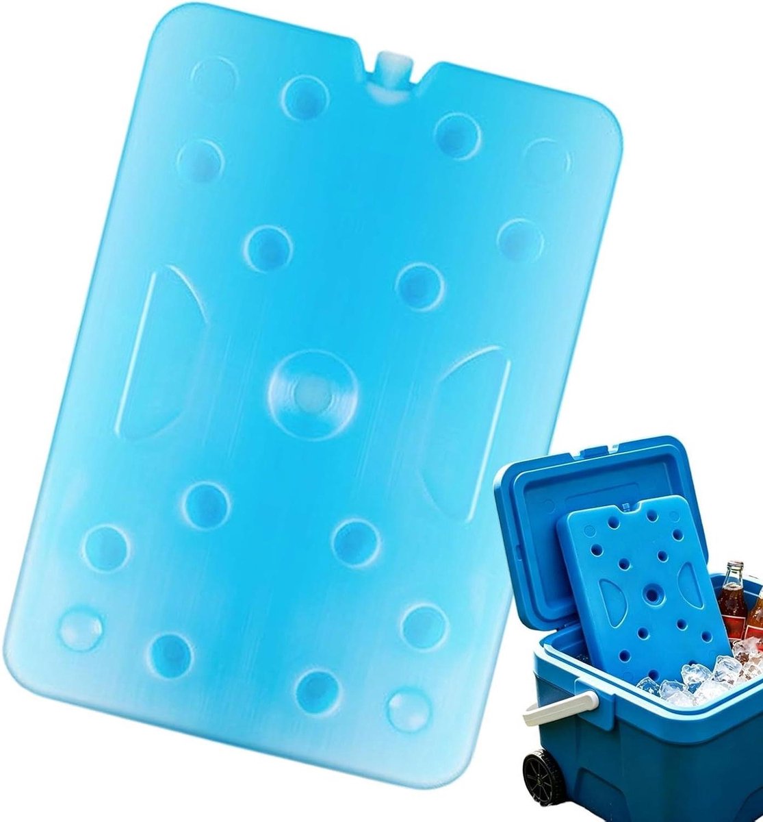 Koelelementen Koelbox - Koelaccu's Draagbaar - Buiteneten Koelen - Lange Koeltijd - 1500 ml - Wit