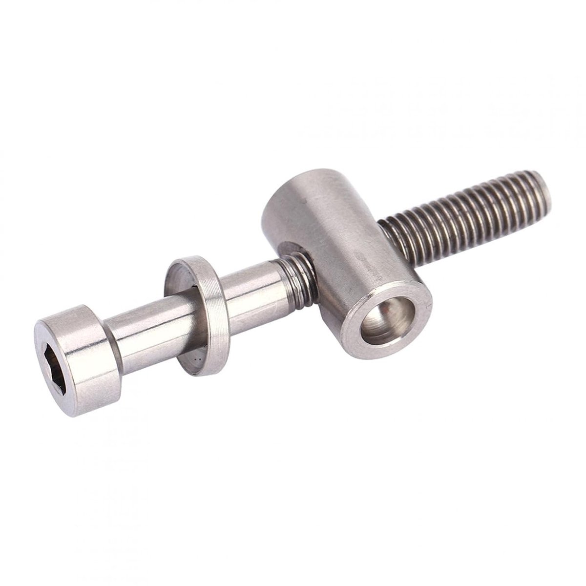 Fiets Zadelpen Bouten en Moeren Set met Ronde Kop voor M5x30/35/40mm - Lichtgewicht en Duurzaam