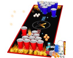 SolidKeus - Drinking Game Set met Beer Pong en 22 Cups