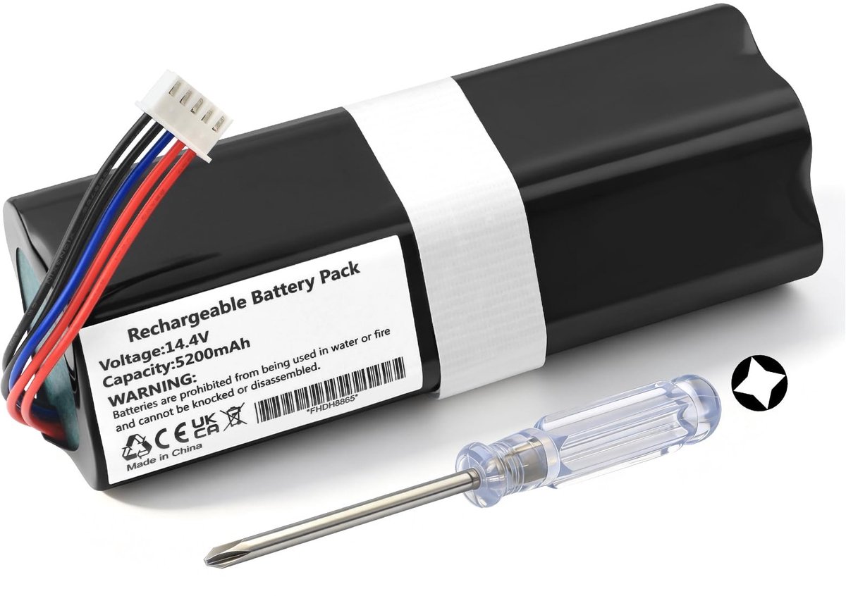 SolidKeus - 5200mAh Batterij voor Ecovacs Deebot Stofzuiger