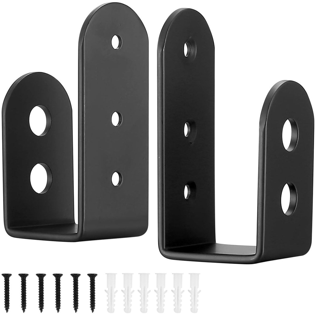 SolidKeus - 2 Stuks U-Beugels voor Deurbeveiliging met Schroeven