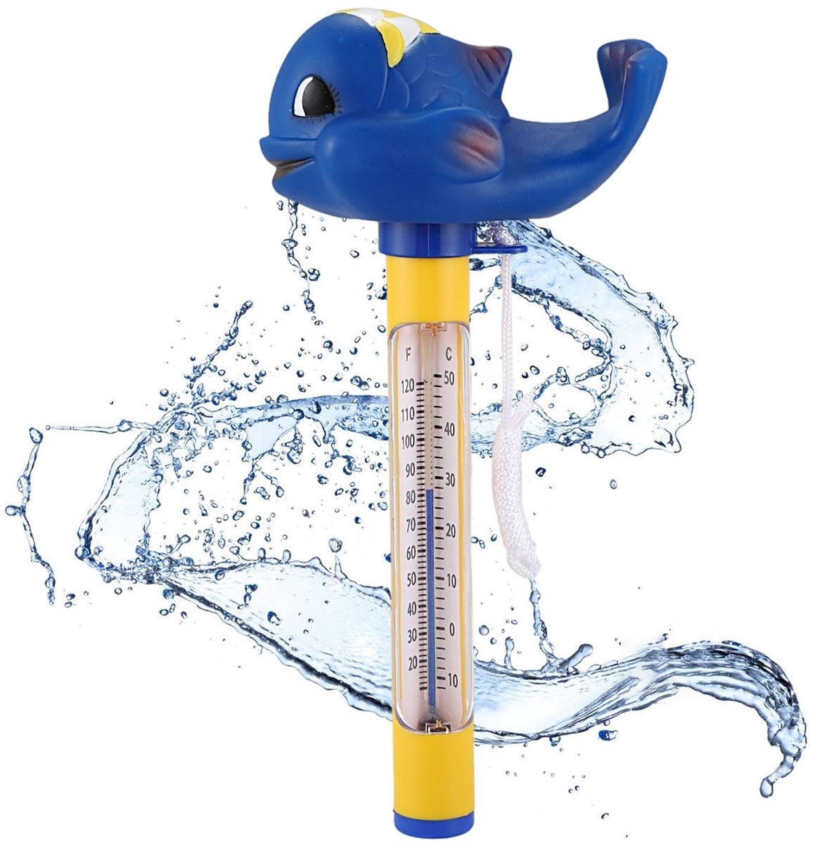 SolidKeus - Drijvende Watertemperatuurmeter voor Zwembaden