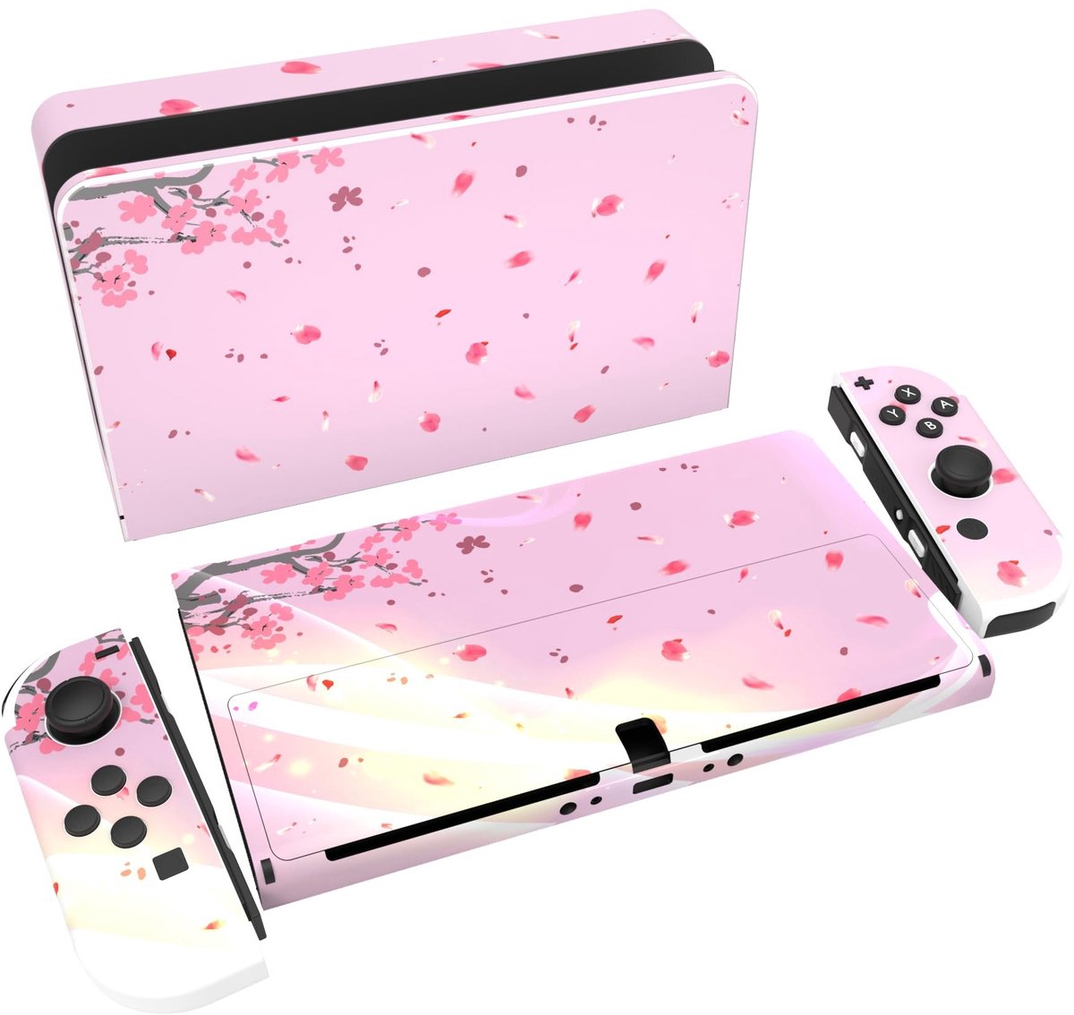 SolidKeus - Beschermende Sticker voor Nintendo Switch OLED